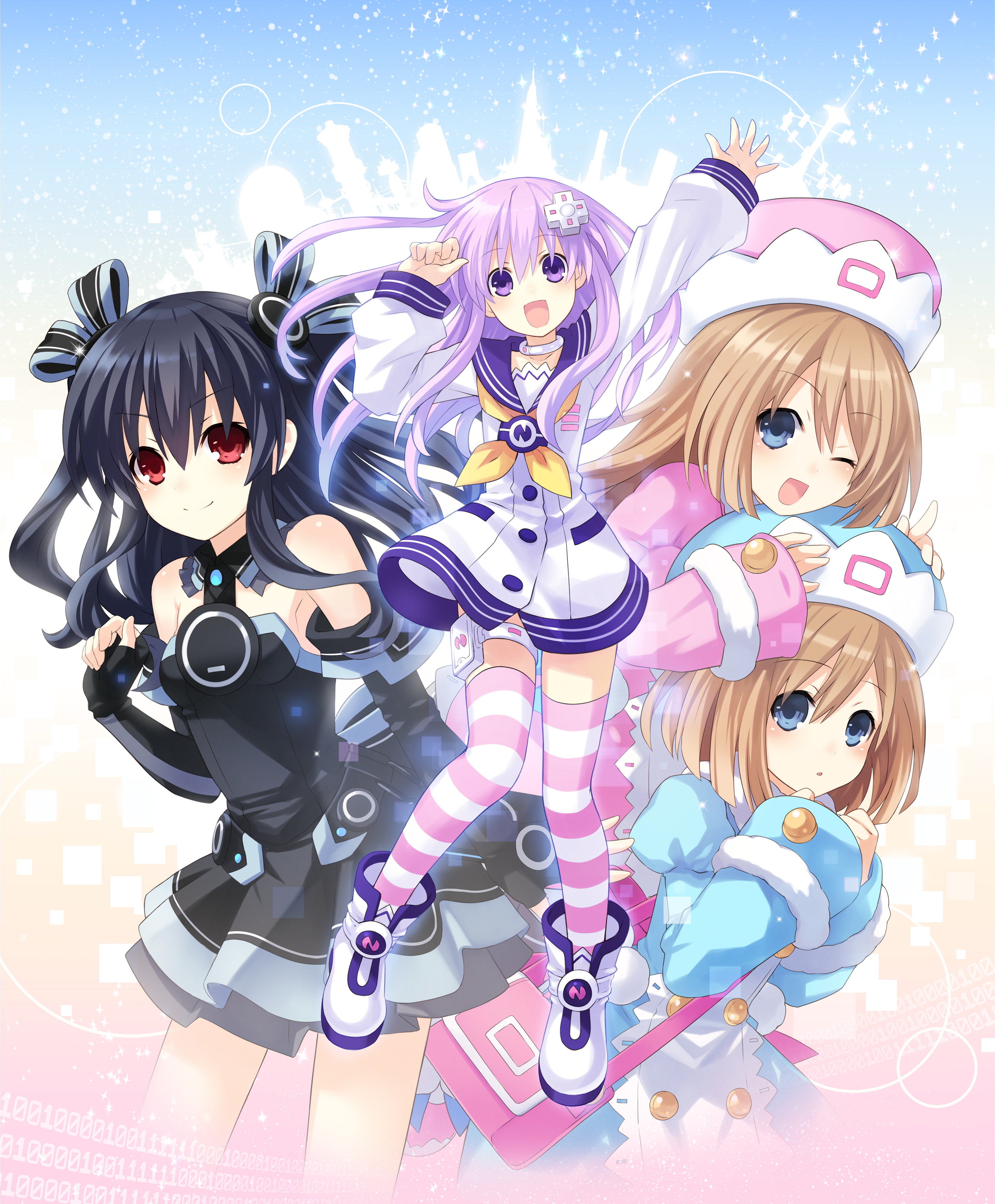 Tsunako Choujigen Game Neptune Choujigen Game Neptune Rebirth 2 Sisters Generation Nepgear Ram 1211